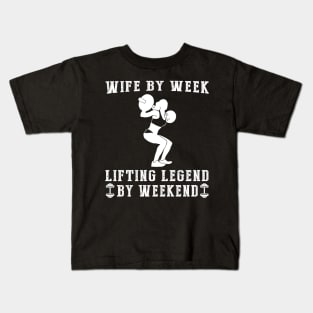 Transforming from Husband to Lifting Legend Every Weekend! Tee & Hoodie Kids T-Shirt